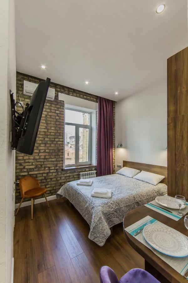 Apartamento Kyiv Cozy Loft Exterior foto